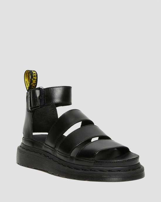 Sandalias Plataforma Dr. Martens Clarissa Ii Strap Mujer Negros MX-12547